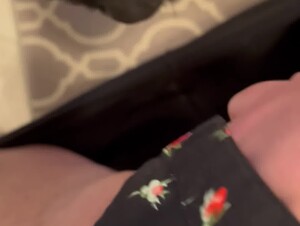 Girl Relaxing After Work with her Dog