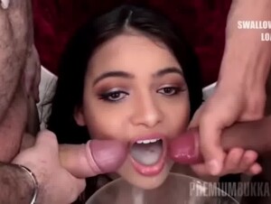 My Wife lies to me and meet her friends to drink their semen soup from a bowl