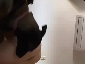 Sania and her dog🍆