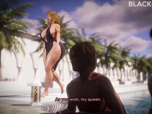 My Wife and her black lovers 3D Hentai