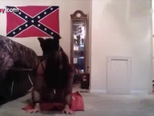 Icedone honey on her knees