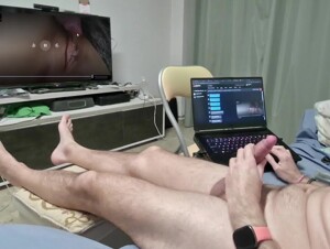 CUM Live show watching Raven Quest Part 2 AOZ video