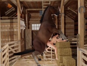 My Wife helps her favorite horse get some action