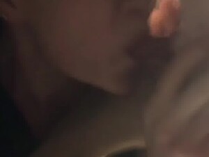 Dog and girl having the best time  of their lives at home