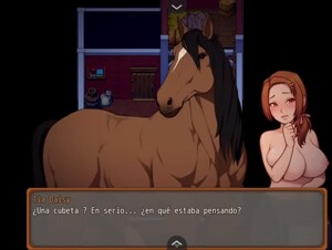 Aunt Daisy With Horse [BJ Scene]