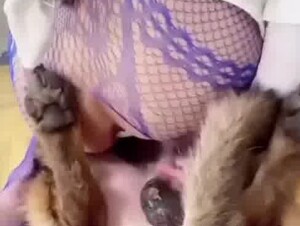 NEW Asian hot mom fucking her dog