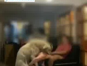 Fucking dog Infront of husband