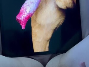 LucyLava - Dog Cock Tribute
