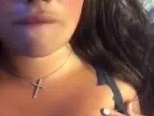 Very vocal while being licked by dog