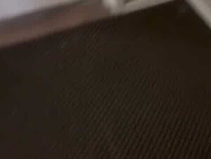 Thick blk woman risky fuck in public hallway