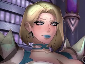 Emma Frost fucks raccoon hentai animation