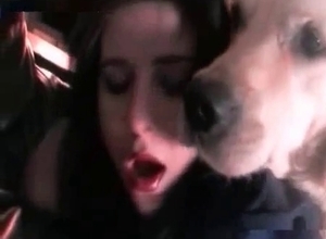 Doggy drilled by own maid