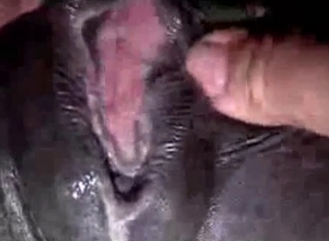 Long-haired dude gapes that mare on cam