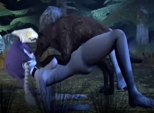 Fantasy hotties fucking animals in 3D