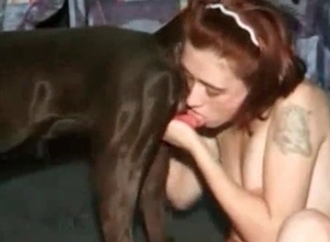 Just sucking my puppy for the first time