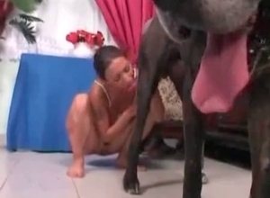Doberman knows how to fuck my wife
