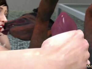 My Wife gets drilled by a Dog 3D Hentai