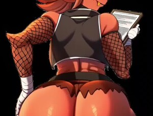 Woman fox